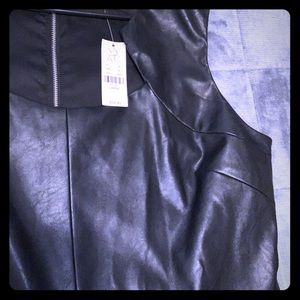 NY & CO faux leather shirt